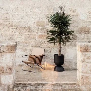 True kudde 40x60 cm - Sugar-kelp black - Ferm Living