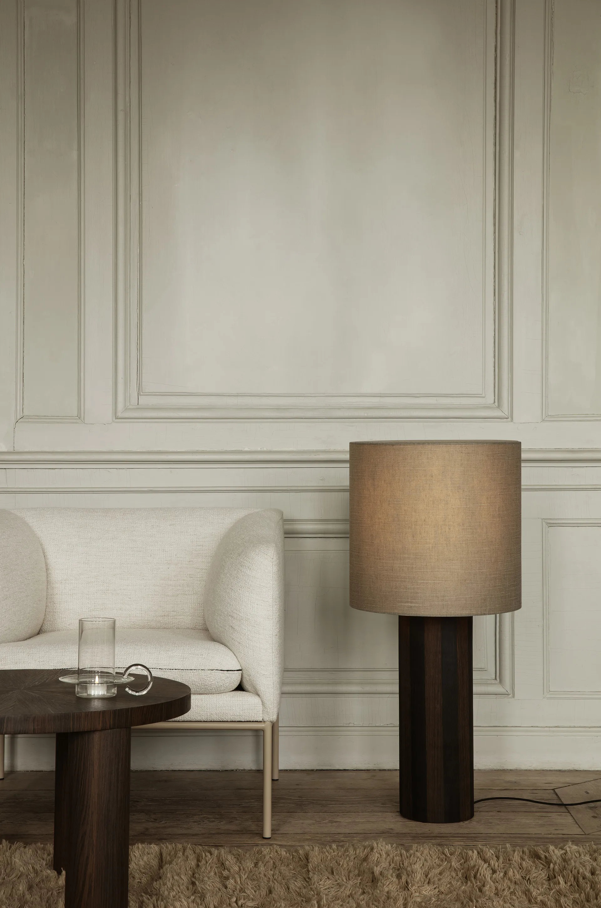 Turn fåtölj, Cashmere bouclé offwhite Ferm Living