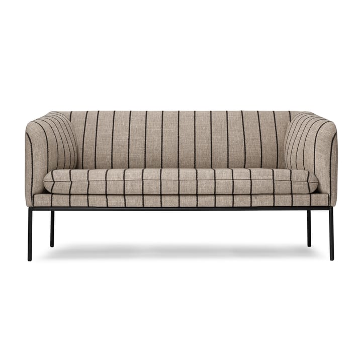 Turn soffa 2-sits - Pasadena (randig) - Ferm Living