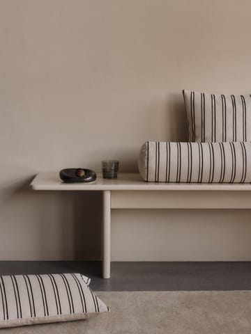 Twill kuddfodral 40x60 cm - Off-white-black - Ferm Living