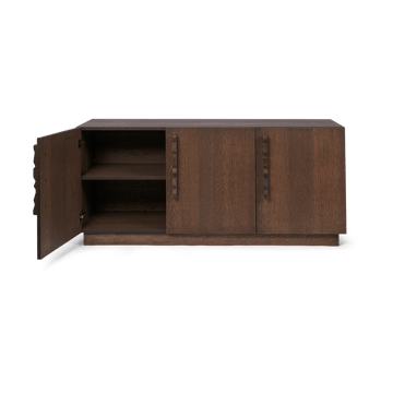 Unda sideboard 146x68x50 cm - Dark Stained Oak - Ferm Living