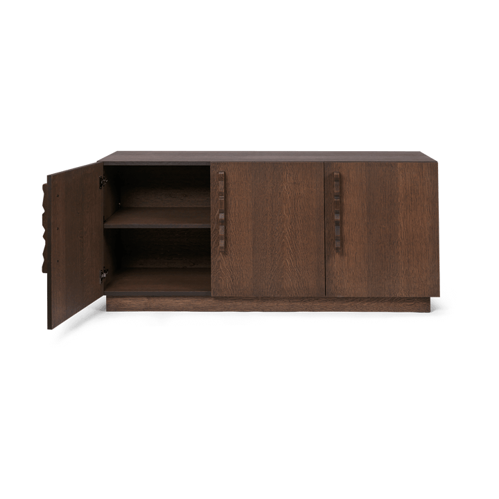 Unda sideboard 146x68x50 cm, Dark Stained Oak Ferm Living