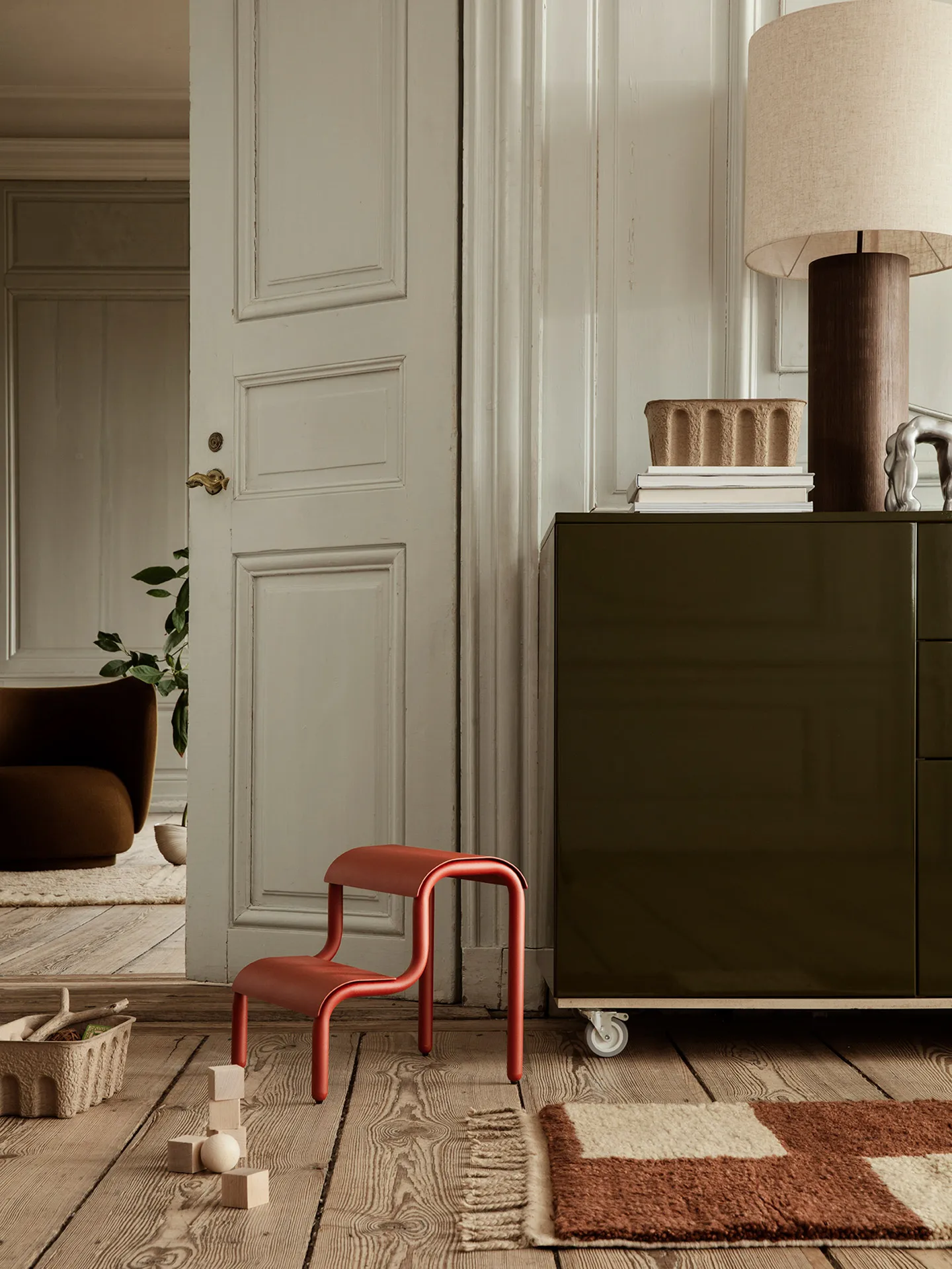 Up stegpall, Poppy Red Ferm Living