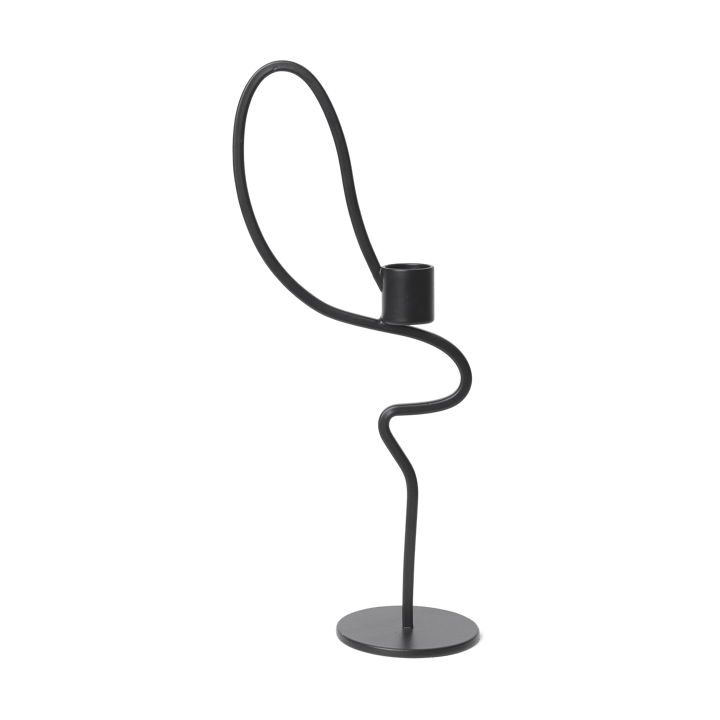 Valse ljusstake high - Black - Ferm Living