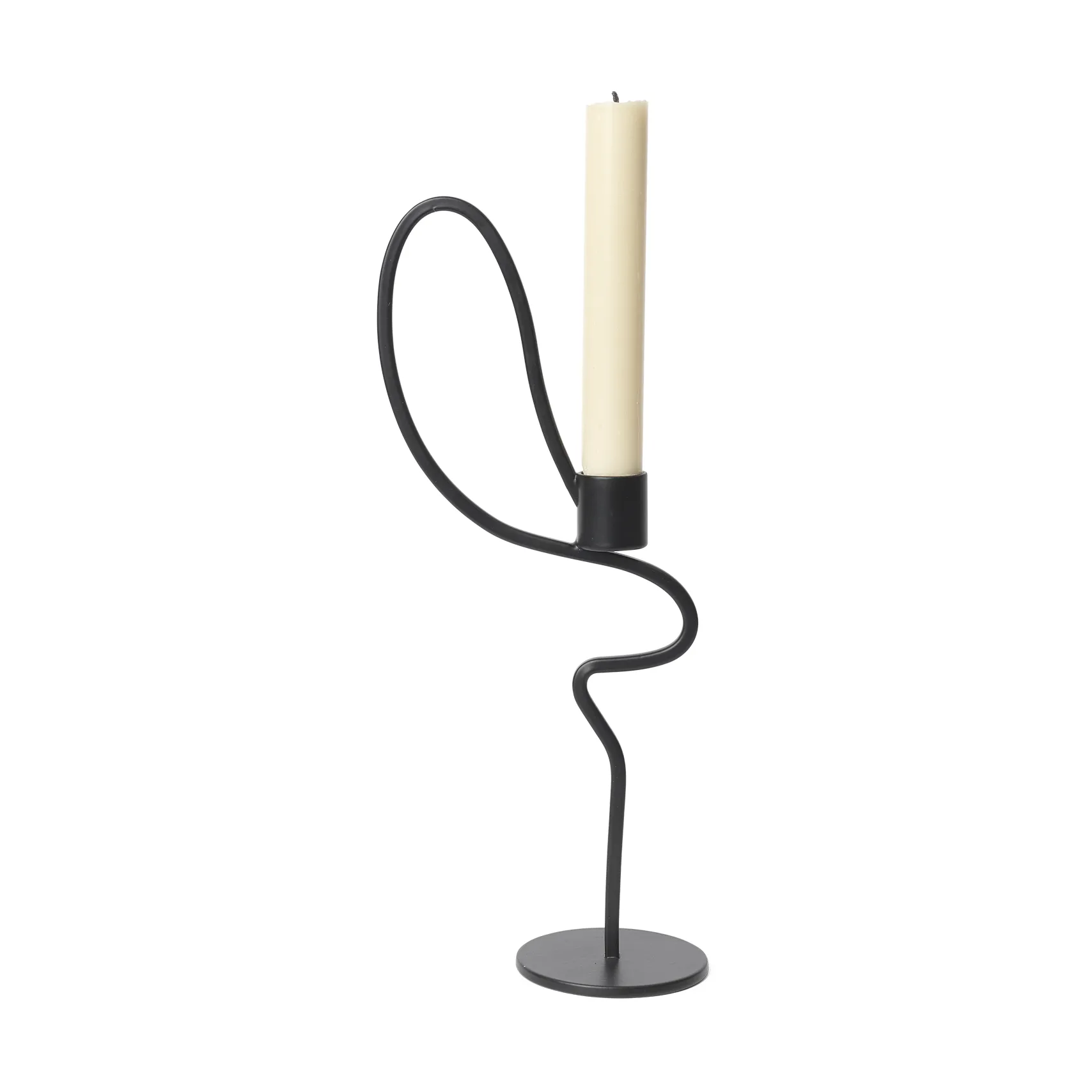 Valse ljusstake high, Black Ferm Living