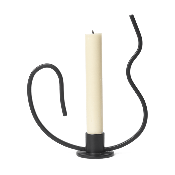 Valse ljusstake low, Black Ferm Living