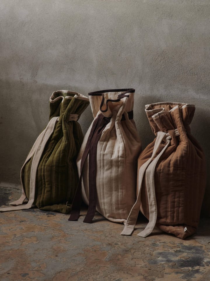 Vari quilted säck 50x70 cm, Velvet-khaki Ferm Living