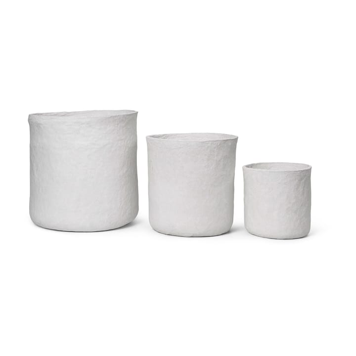 Vary förvaringskorg 3 delar, White Ferm Living