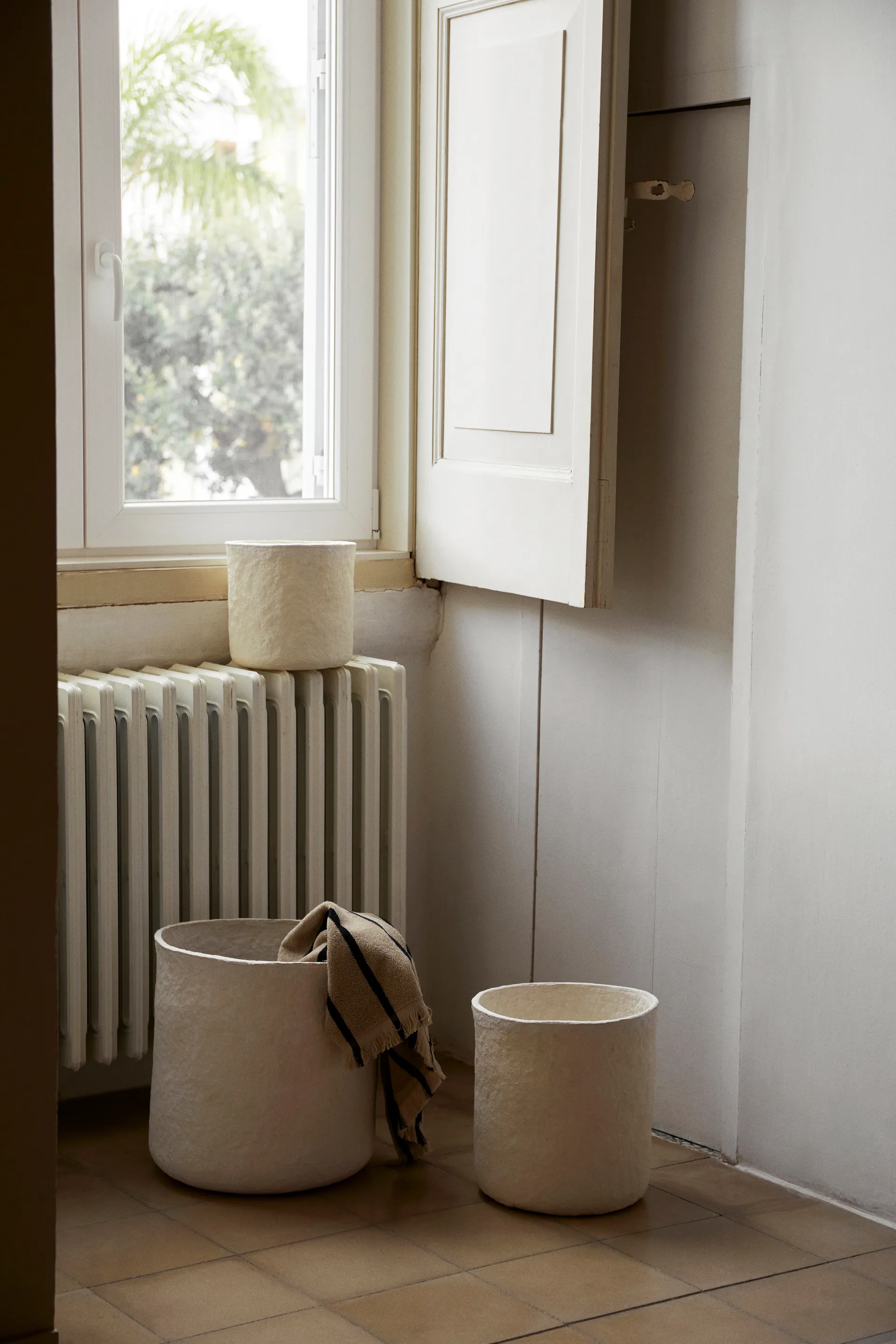 Vary förvaringskorg 3 delar, White Ferm Living