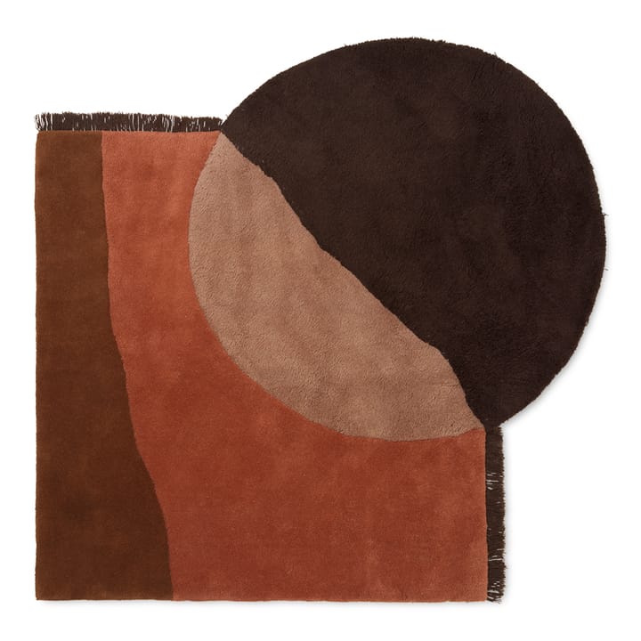 View matta 140x180 cm - Röd-brun - Ferm Living