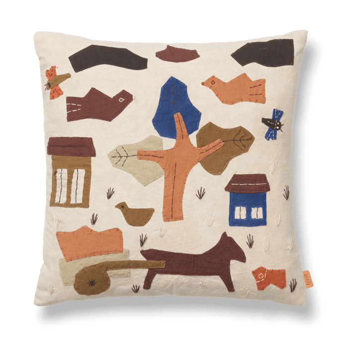 Village kudde 40x40 cm - Off-white - Ferm Living