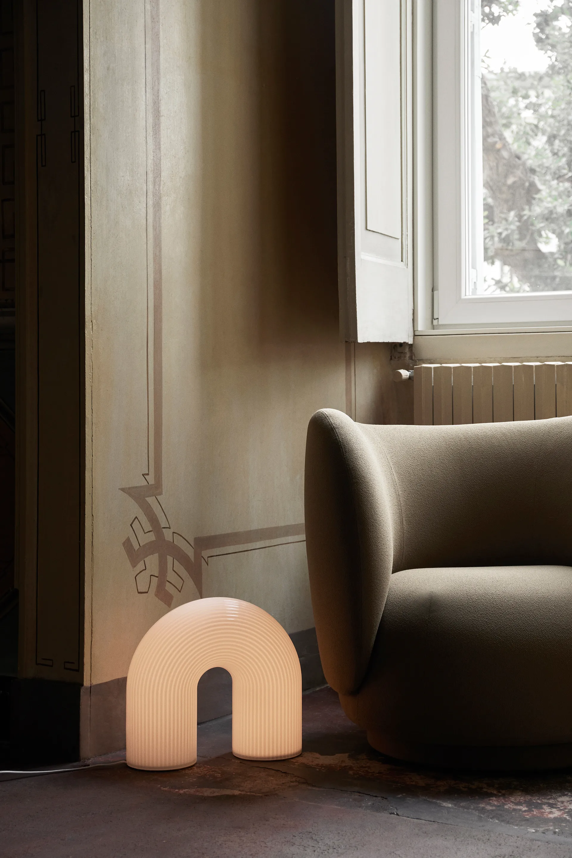 Vuelta golvlampa 40x16x36 cm, White Ferm Living