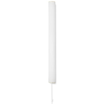 Vuelta vägglampa 100 cm - Vit-mässing - Ferm Living