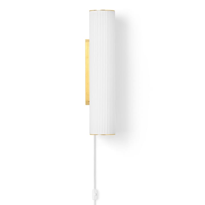 Vuelta vägglampa 40 cm - Vit-mässing - ferm LIVING