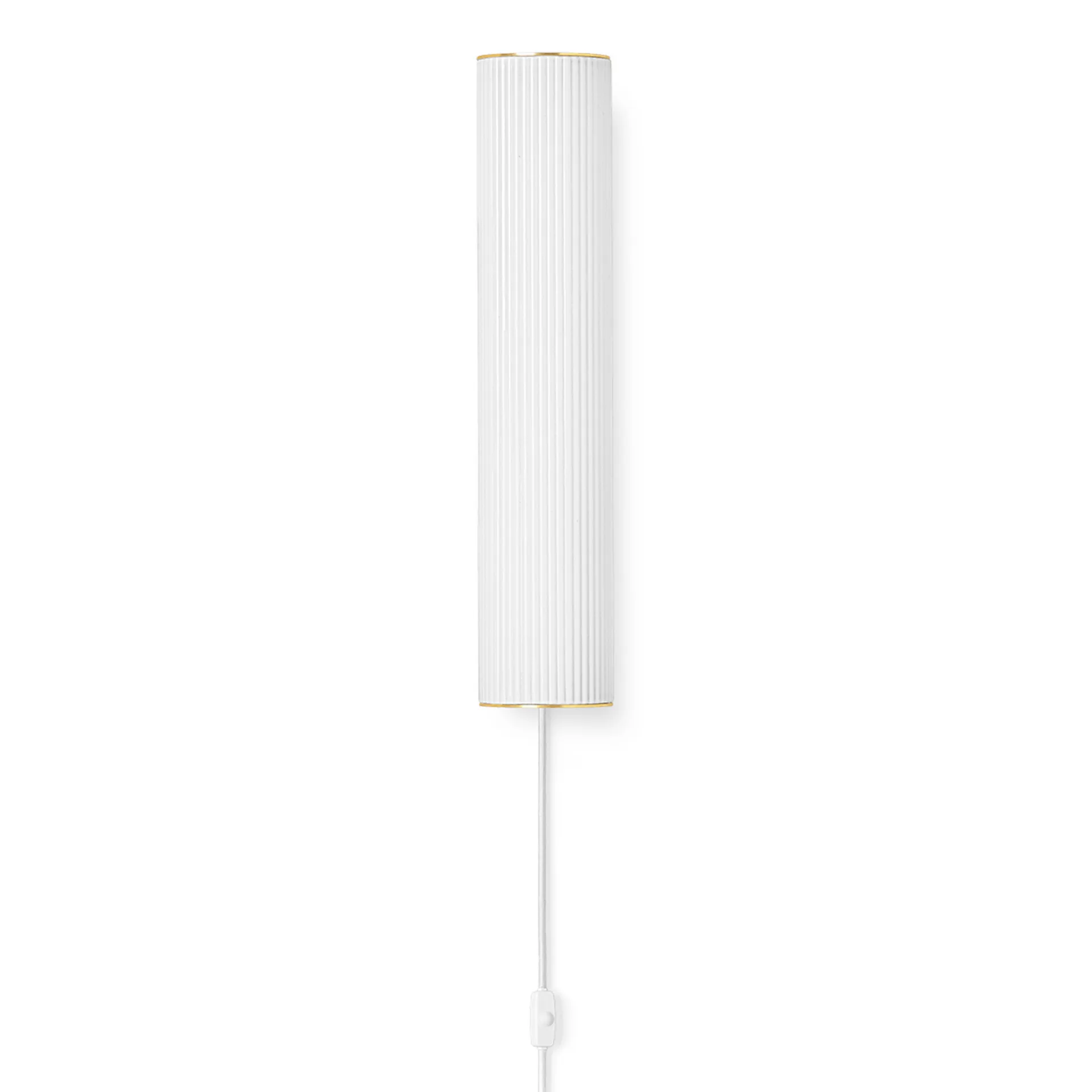 Vuelta vägglampa 40 cm, Vit-mässing Ferm Living