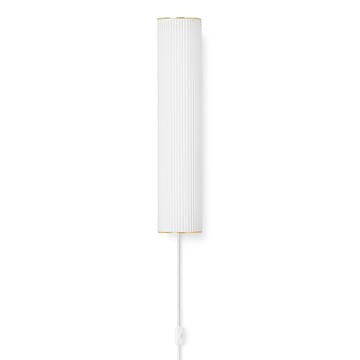 Vuelta vägglampa 40 cm - Vit-mässing - Ferm Living