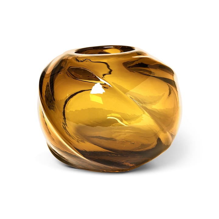 Water Swirl vas rund Ø21 cm - Amber - ferm LIVING