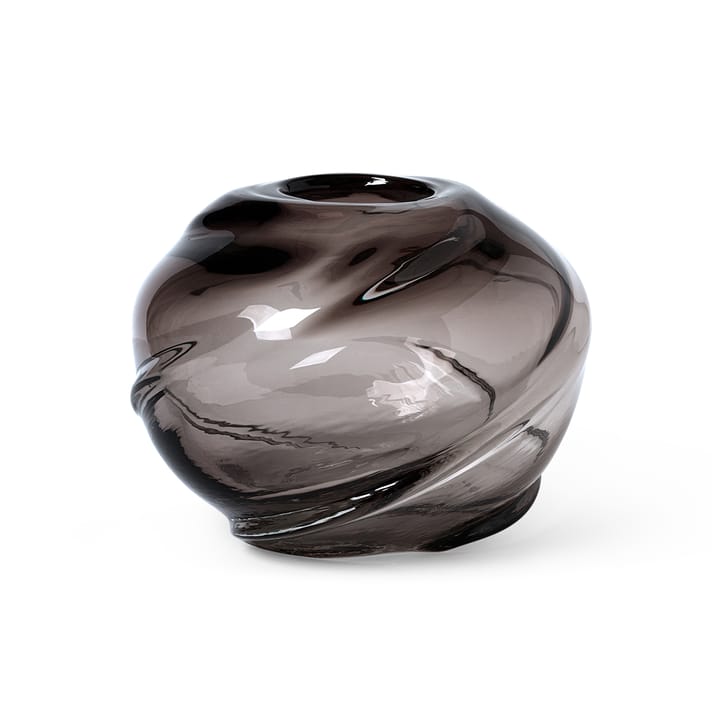 Water Swirl vas rund Ø21 cm - Smoked Grey - ferm LIVING