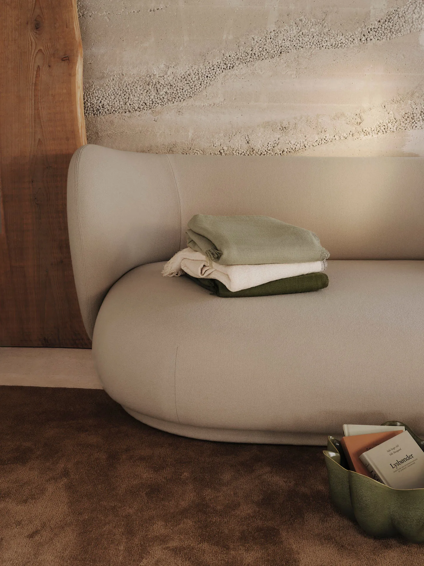 Weaver pläd 120x170 cm, Grey green Ferm Living