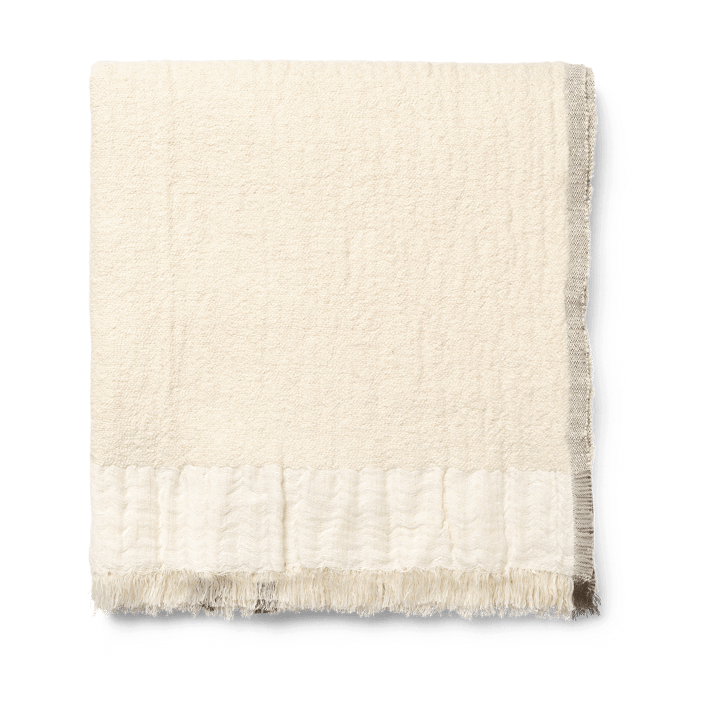 Weaver pläd 120x170 cm - Off-white - Ferm Living