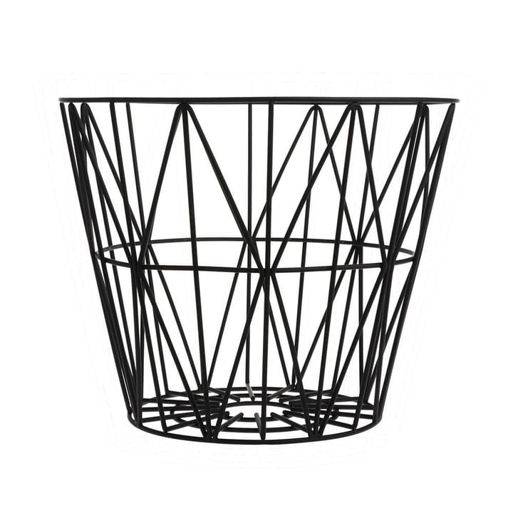 Wire korg svart, medium Ferm Living