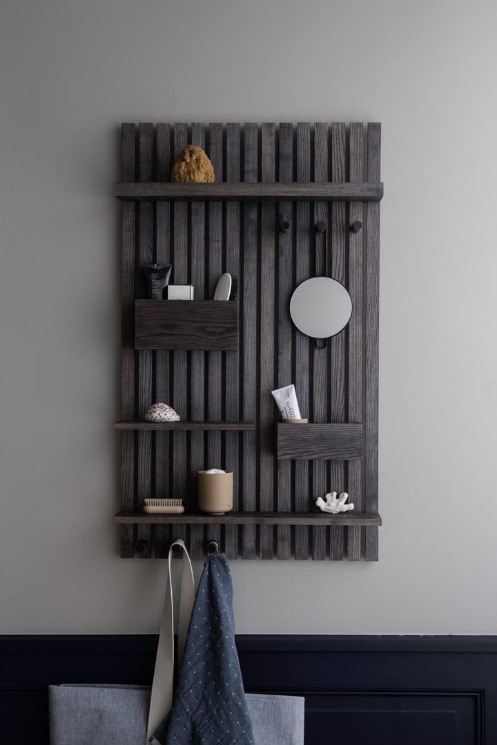 Wooden multi shelf hylla, Mörkbetsad ask Ferm Living