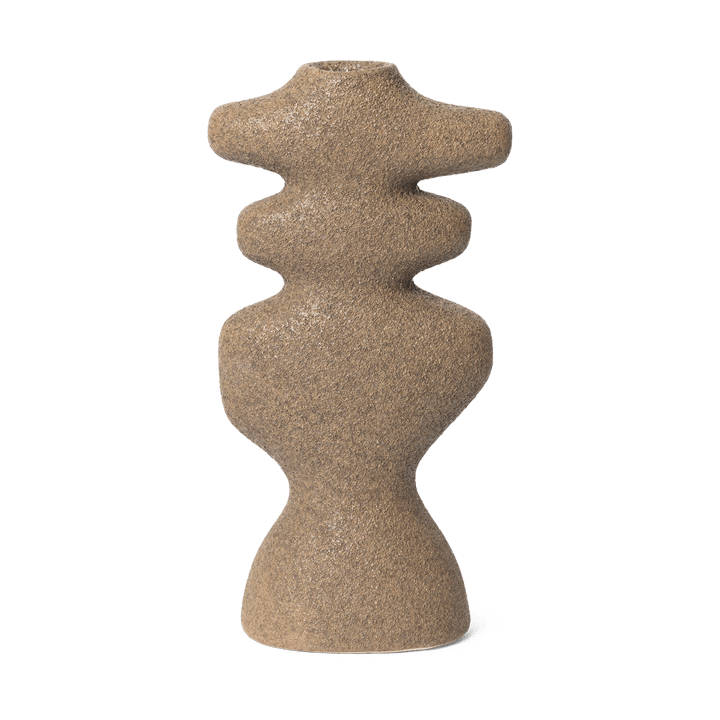 Yara ljusstake large - Dark Sand - Ferm Living