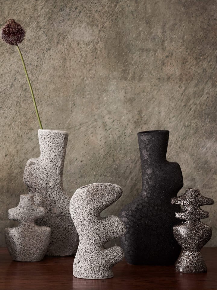 Yara ljusstake medium - Grey Pumice - ferm LIVING