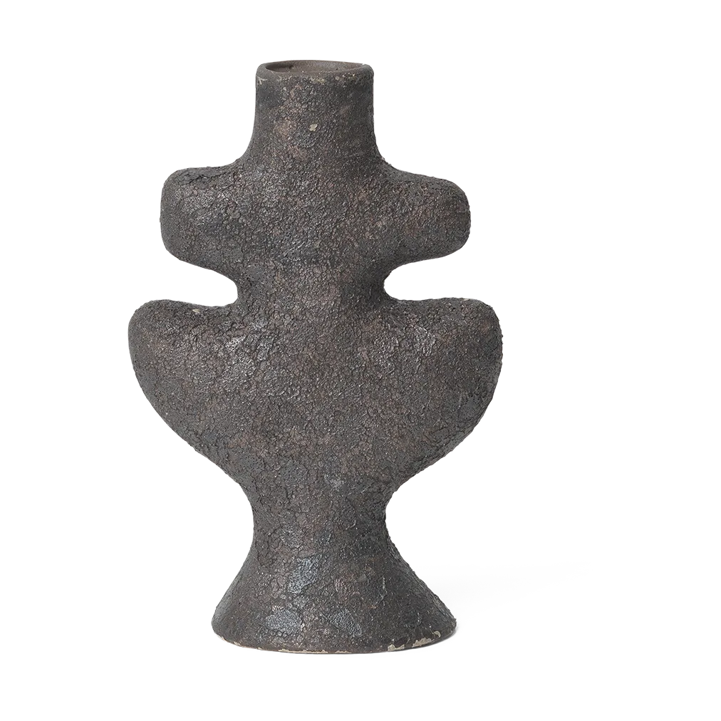 Yara ljusstake small, Rustic Iron Ferm Living