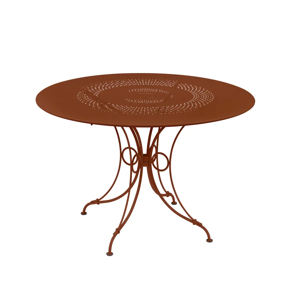 1900 bord Ø117 cm, Red ochre (röd) Fermob