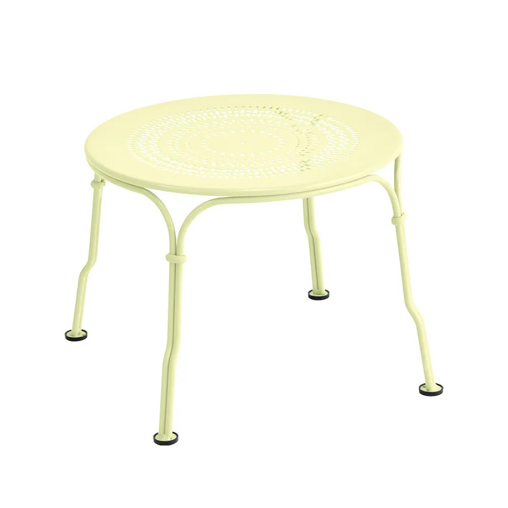 1900 bord lågt, Frosted lemon (gul) Fermob