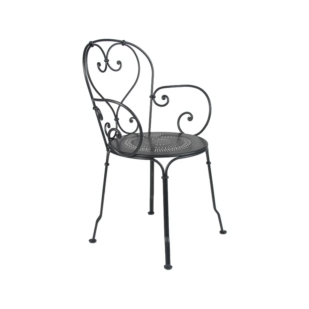 1900 karmstol, Liquorice (svart) Fermob