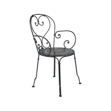 1900 karmstol - Liquorice (svart) - Fermob
