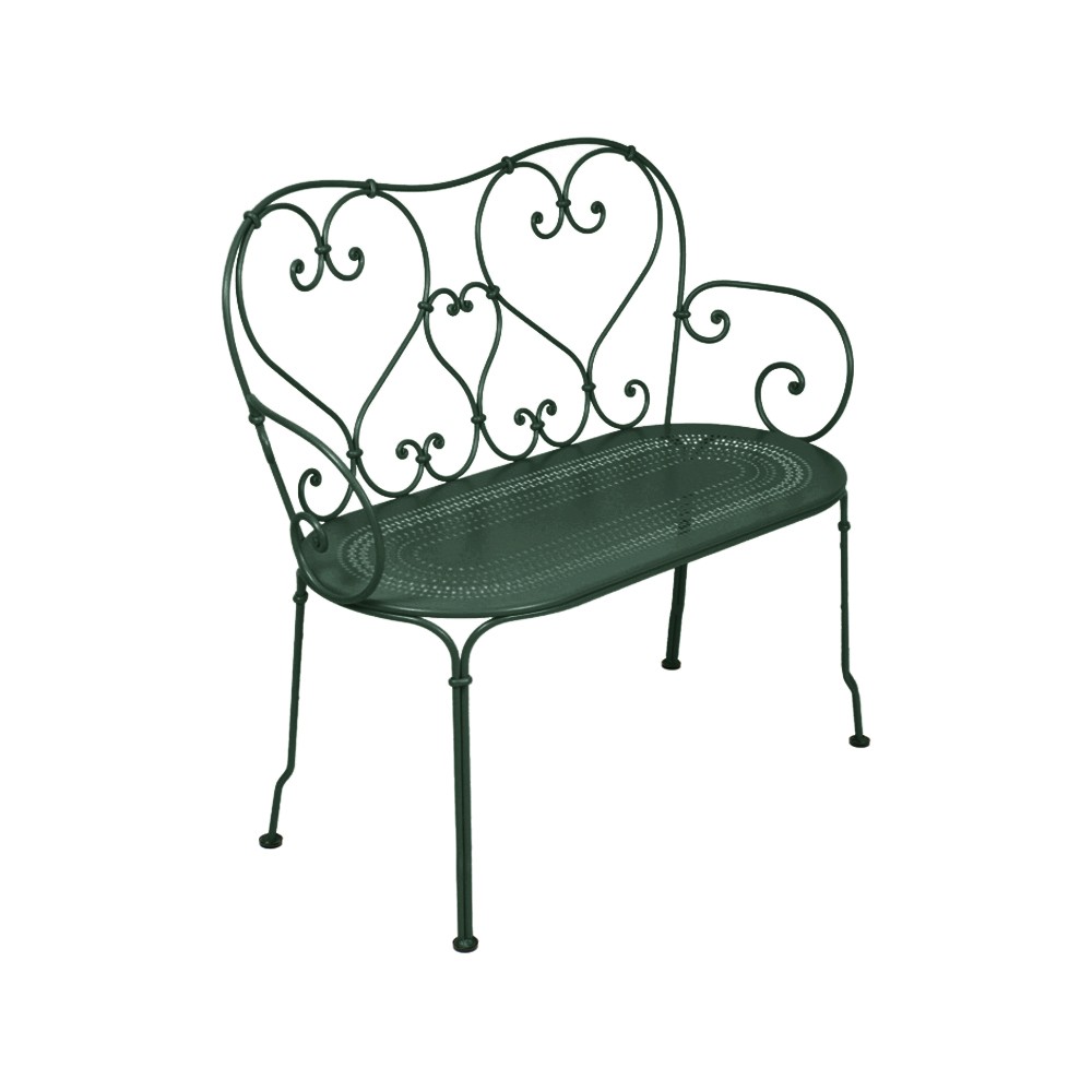 Fermob 1900 soffa Cedar green | Skandinavisk Design | Trädgårdsbänkar | Grön