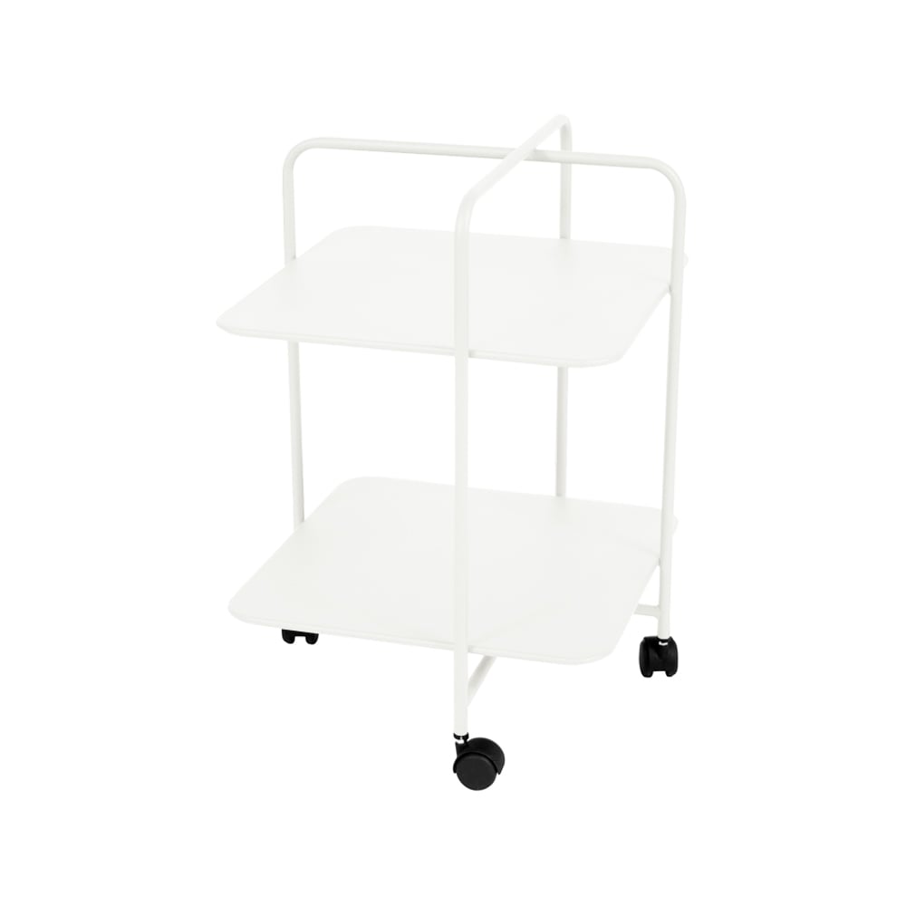 Fermob Alfred rullbord cotton white | Skandinavisk Design | Trädgårdsbord | Vit