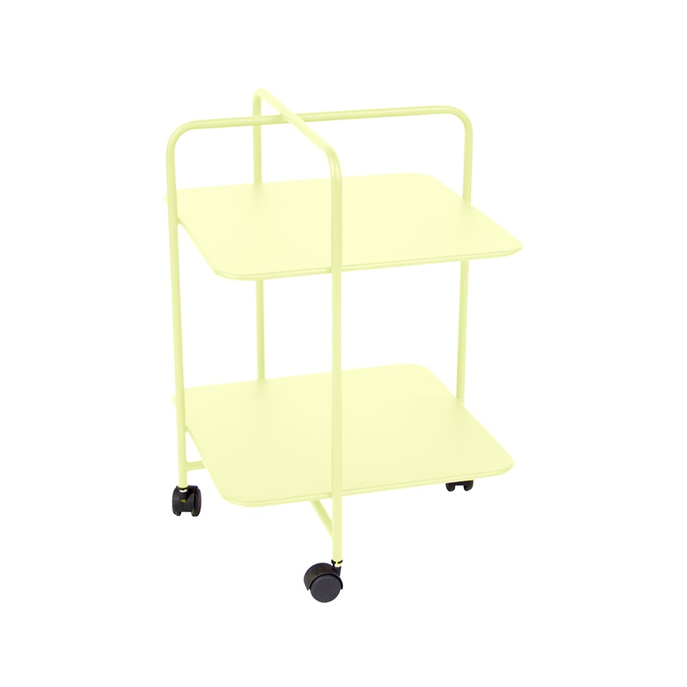 Fermob Alfred rullbord frosted lemon | Skandinavisk Design | Trädgårdsbord | Gul