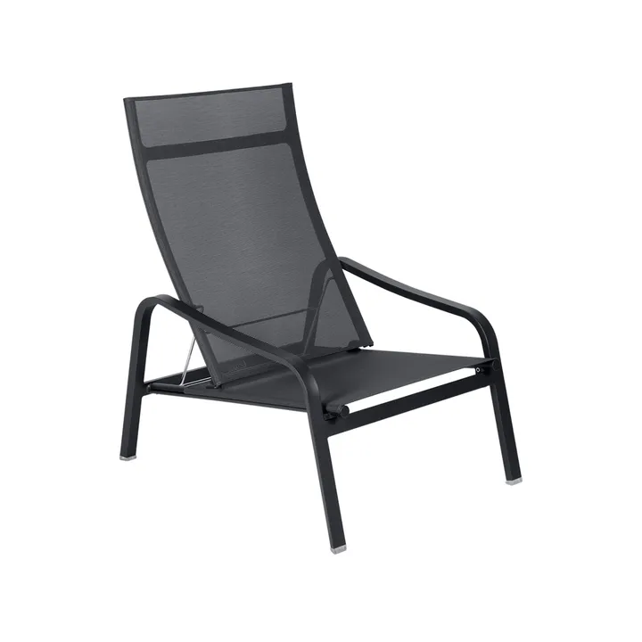 Alize karmstol låg - Anthracite (grå) - Fermob