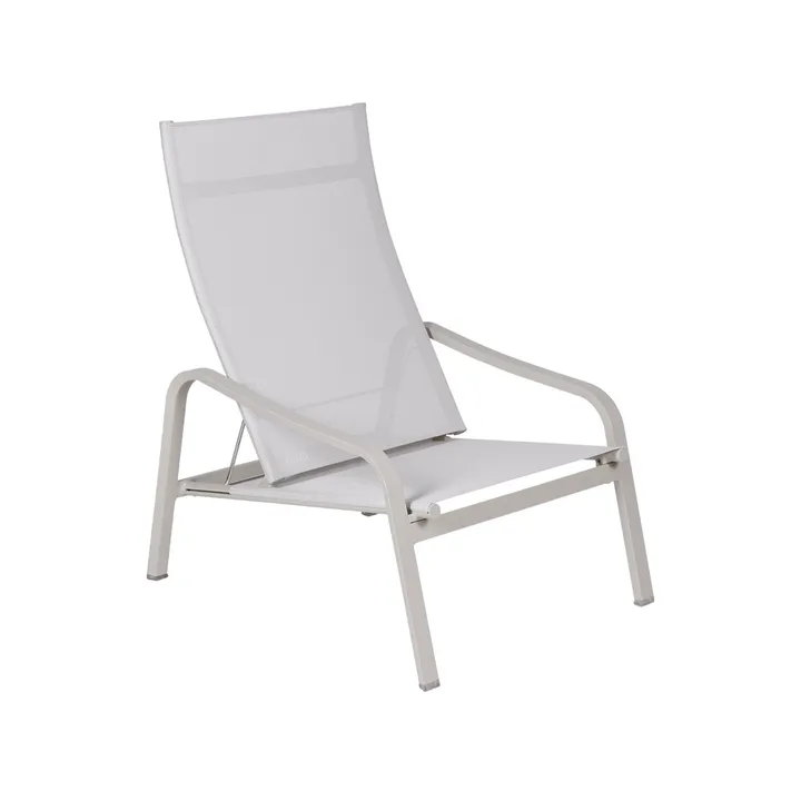 Alize karmstol låg - Clay grey (grå) - Fermob