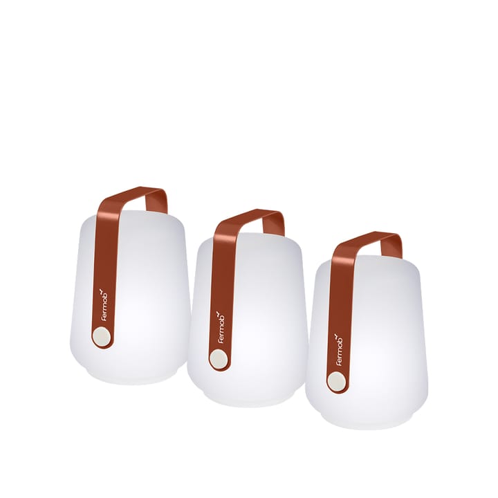 Balad bordslampa LED 3-pack - Red ochre-mini - Fermob