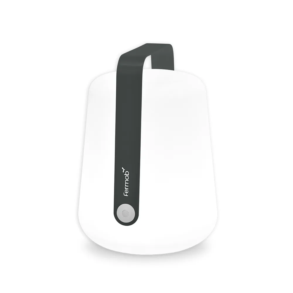 Balad portabel bordslampa LED, Anthracite (grå), stor Fermob