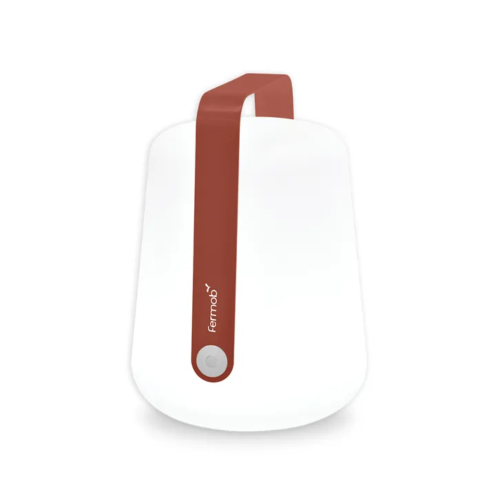 Balad portabel bordslampa LED - Red ochre (röd)-stor - Fermob