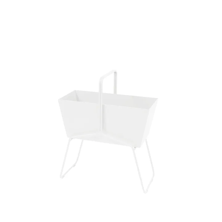 Basket high planteringsbox - Cotton white (vit) - Fermob