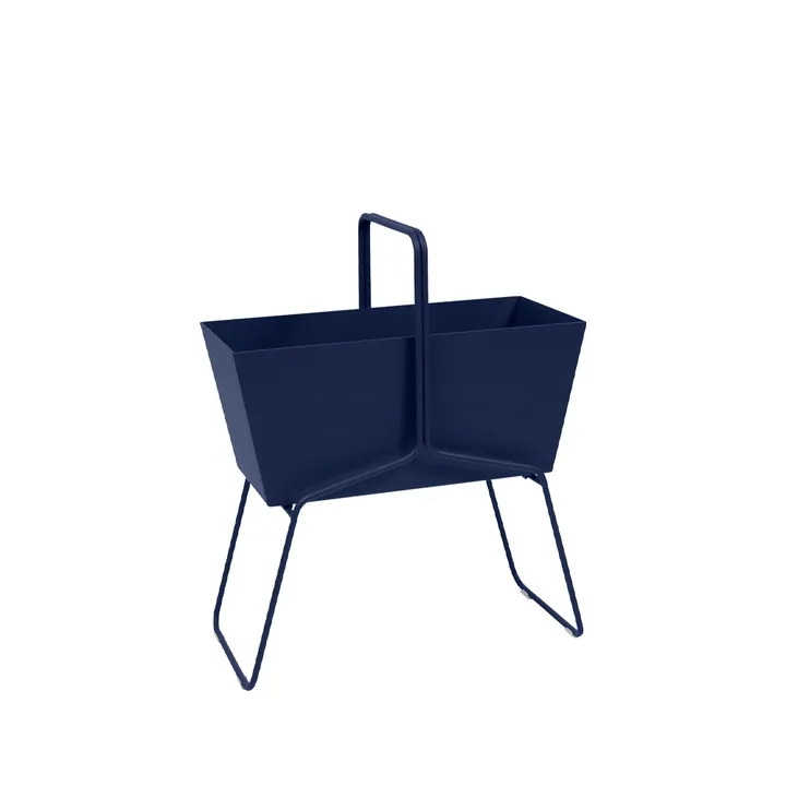 Basket high planteringsbox - Deep blue (blå) - Fermob