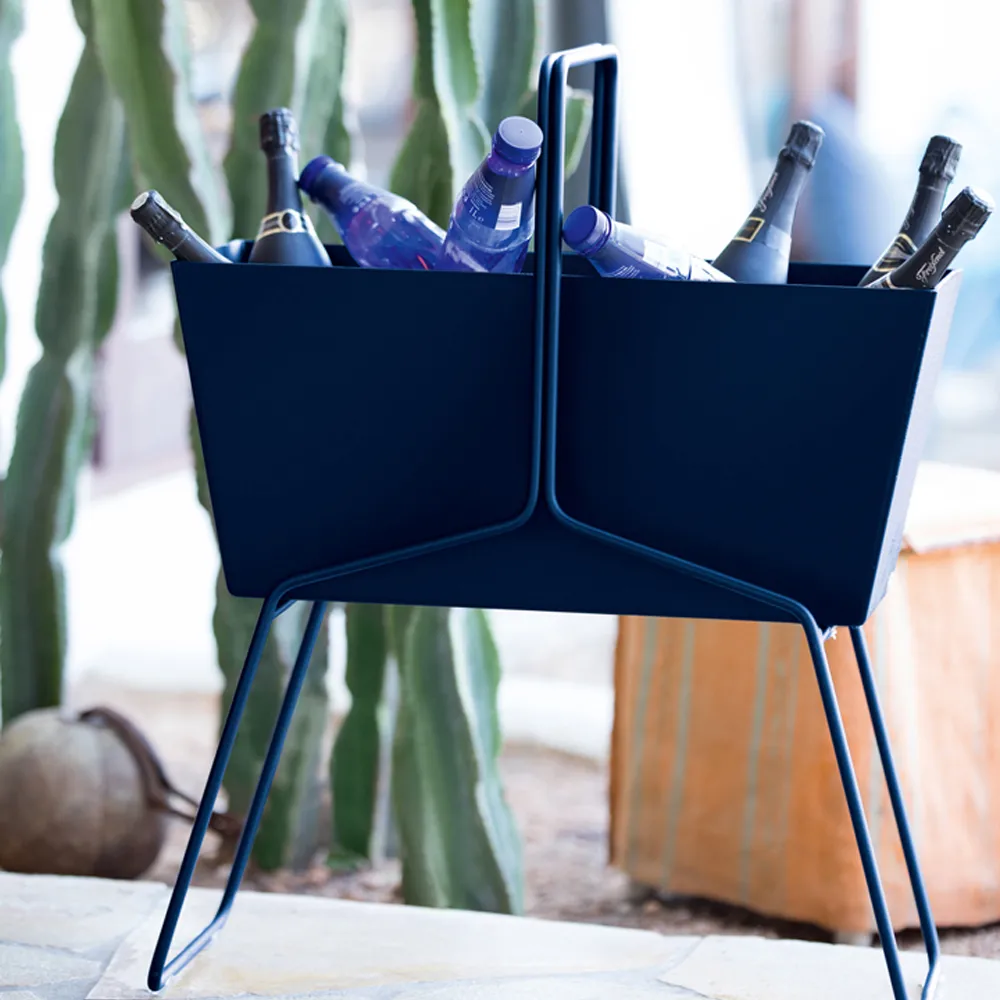 Basket high planteringsbox, Willow green (grön) Fermob