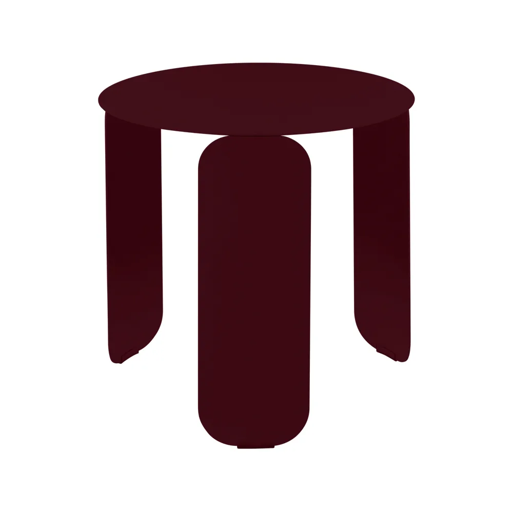 Bebop Ø45 bord lågt, Black cherry (vinröd) Fermob