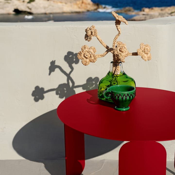 Bebop Ø60 bord lågt, cedar green Fermob