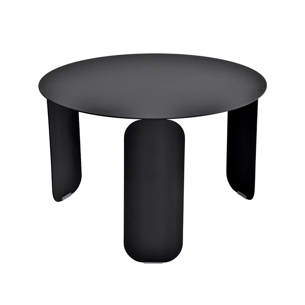 Bebop Ø60 bord lågt, Liquorice (svart) Fermob