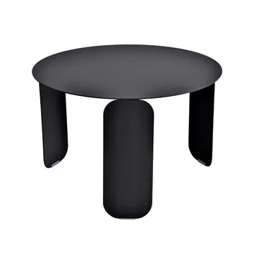 Bebop Ø60 bord lågt - Liquorice (svart) - Fermob
