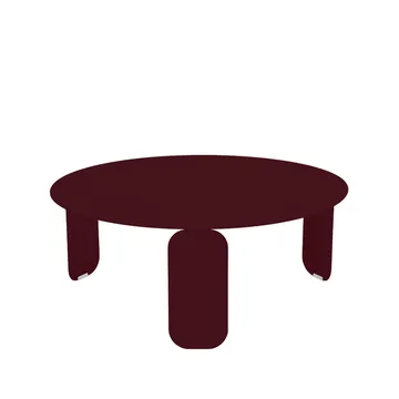 Bebop Ø80 bord lågt - Black cherry (vinröd) - Fermob