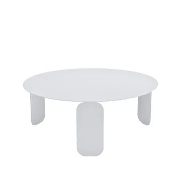 Bebop Ø80 bord lågt - Cotton white (vit) - Fermob